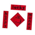 thumbnail image 4 of Voxware New Year Couplets Spring Festival Fu Character Banner Set with Felt Material Horse Pattern And Traditional Blessing Suitable for Home Door Workplace F lucky, 4 of 8