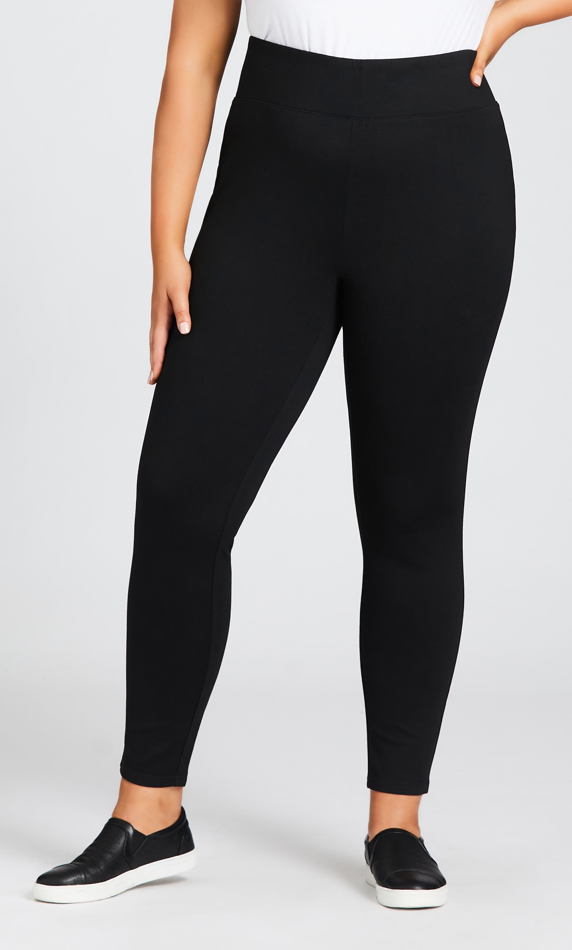 Avenue Womens Plus Size Ponte Pant 