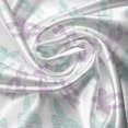 thumbnail image 7 of Ambesonne Fleur De Lis Valance & Curtain, Grunge Pastel Look, 55"x24", Mint Green Lilac White, 7 of 7