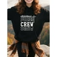 thumbnail image 2 of Casual Winter Christmas Hoodie for Men Women, Holiday Pullover Hooded Sweatshirt, Cozy Cotton Poly Blend, Funny Winter Xmas Gift Outfit, 2 of 5
