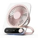 thumbnail image 1 of JF136 Desktop Fan Wide Angle Powerful Airflow Portable Hanging Desk Fan Cooler - Grey, 1 of 5