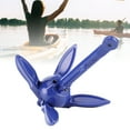 thumbnail image 1 of Ancla de Bote, Reemplazo Azul de Reemplazo Plegable Aleación de Aluminio de Aluminio Grapnel Para Canoa para Navegar en Bote de Pesca Para Kayak para balsa Walsa, 1 of 7
