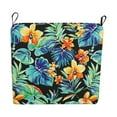thumbnail image 2 of Blazing Needles Square Outdoor Chair Cushion, 20 x 19, Beachcrest Caviar 2 Count, 2 of 2