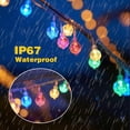 thumbnail image 4 of TETOU Globe String Lights, 33ft 80LED Crystal Fairy String Lights Battery Operated String Lights with Remote Waterproof for Indoor Outdoor Camping Hanging Home Chriatmas Decoration - Multicolor, 4 of 7