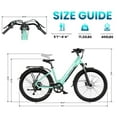 thumbnail image 5 of TST Electric Bike for Women, Peak 1000W E-Mountain Bicycle, 27.5" Tire EBike with 48V/15Ah Battery UL2849, 5 of 11
