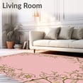 thumbnail image 2 of ODIKA 8'x10' Machine Washable Non-Slip Area Rug, Sparkling Comfort Standing Merry Celebration High Traffic Rug, Pink, 736012, 2 of 7
