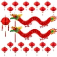 thumbnail image 1 of Decoraciones de Año Nuevo Chino Peywot 2026 con 2 dragones 3D, 1 of 7