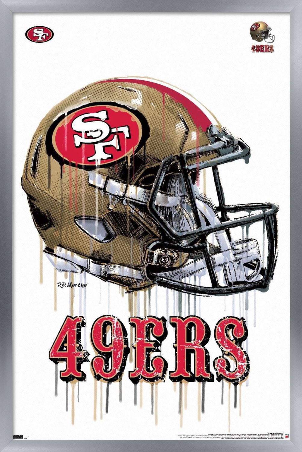 NFL San Francisco 49ers - Casque anti-goutte 20