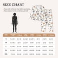thumbnail image 4 of Yiaed Snake Print Pajamas Women's Long Sleeve Sleepwear Soft Button Down Loungewear Pjs Lounge Set Nightwear Womens Pajama Pants-XX-Large, 4 of 7