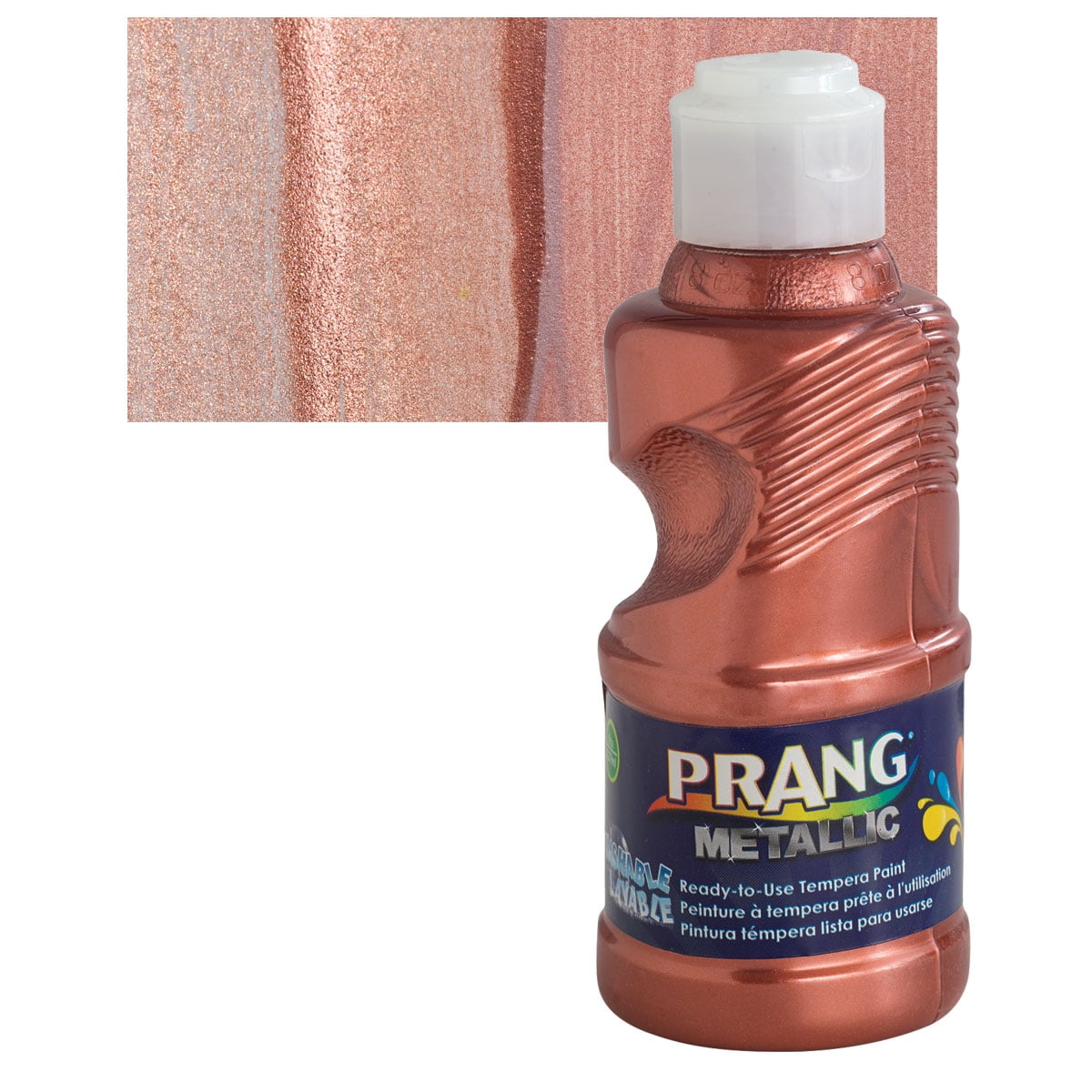 Prang ReadyToUse Washable Tempera Paints Metallic Copper, 8 oz