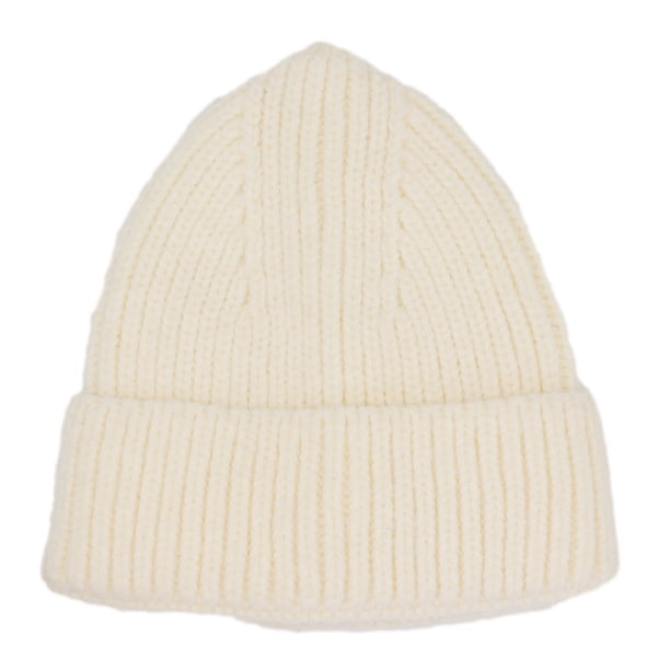 Qarigey Sombreros de punto de invierno Fibra acrílica Espesada Calentamiento Gorra de moda y cálido Gorro para la cabeza Vestir para exteriores Sombreros Blanco Qarigey AP013439-04