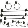 Bradley 11-Piece Bath Hardware Set, Oil Rubbed Bronze