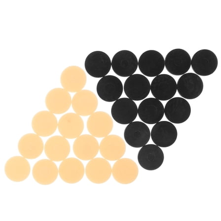 HOOWIFFY Checkers Board Game Pieces Multi-Color 32 Pcs Strategy Game Accessories