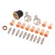thumbnail image 5 of Kit de Boquilla de Cortador de Plasma, Grupo de Ajuste Perfecto Producción Profesional 24 Piezas Kit de Electrodo de Punta de Cortador de Plasma Para Corte 55ds pro Cut 65ds, 5 of 7