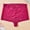 Red, variant on Abomasnow Womens Plus Size Lace Underwear Comfort High Waist See Through Lace Panties Breathable Tummy Control Thin Ice Silk Briefs
