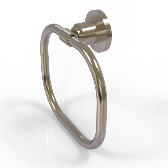 Allied Brass WS-16 Washington Square Collection Towel Ring, Antique Pewter