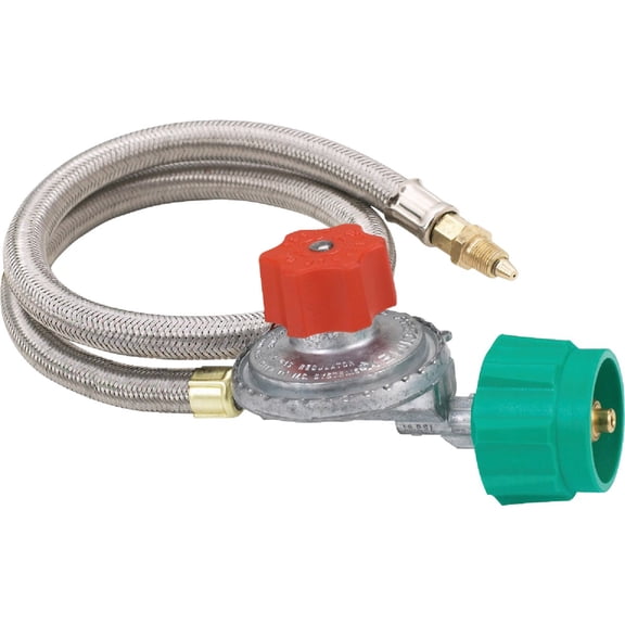 Barbour 5 PSI Hi Pressure Regulator - Adjustable, QCC/Type1 Connection - 60" x 0.62" — Residential Use, Standard Application