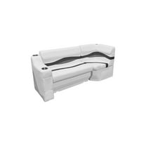 Horizon Manufacturing Elite Pontoon Furniture Set 5 PC Elite 001 White/Navy/Blue