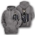 thumbnail image 3 of Sudadera con capucha de gran tamaño con estampado 3D de burro para hombre y mujer, moda Y2K, ropa de calle, jerséis con capucha, ropa para niños, 3 of 5