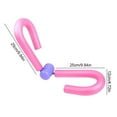 thumbnail image 4 of serony Leg Exerciser Foam Arm Muscle Training Exerciser Portable Fitness Tool for Home Gym, Rose Pink, 30mm, 4 of 4
