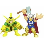 Marvel Superhero Squad Series 8 2-Pack Thor & Loki Hasbro Figure Set