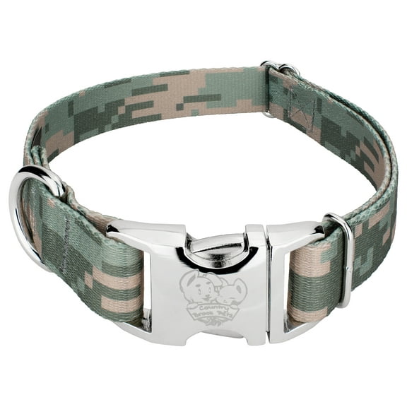 Country Brook Petz® Premium Digital Camo Dog Collar Limited Edition, Medium