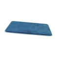 thumbnail image 2 of Rongfmy Soft Memory Foam Bath Mat, Non- Absorbent Velvet Bath Rug, Rug, Blue 50x80cm, 2 of 7