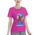thumbnail image 2 of T-Shirt Basique à Manches Courtes pour Femmes Super Saiyan, 2 of 6