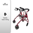 thumbnail image 4 of ANDADERA ORTOPÉDICA CON ASIENTO PARA ADULTO COLOR ROJO, 4 of 6