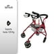 thumbnail image 4 of ANDADERA ORTOPÉDICA CON ASIENTO PARA ADULTO COLOR ROJO, 4 of 6