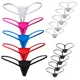 thumbnail image 2 of Ropa interior Sexy de 5 piezas para mujer, bragas de Tanga súper Mini, Bikini ahuecado con trasero descubierto, lencería sólida, 2 of 5