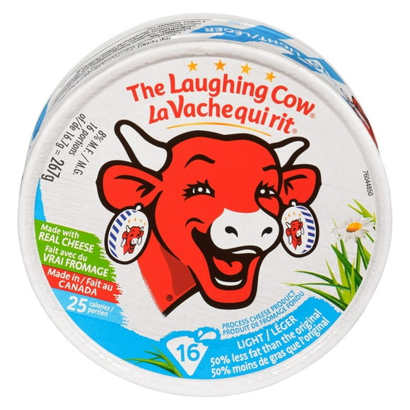 The Laughing Cow, Light, Spreadable Cheese 16P, 16 Portions, 267 g