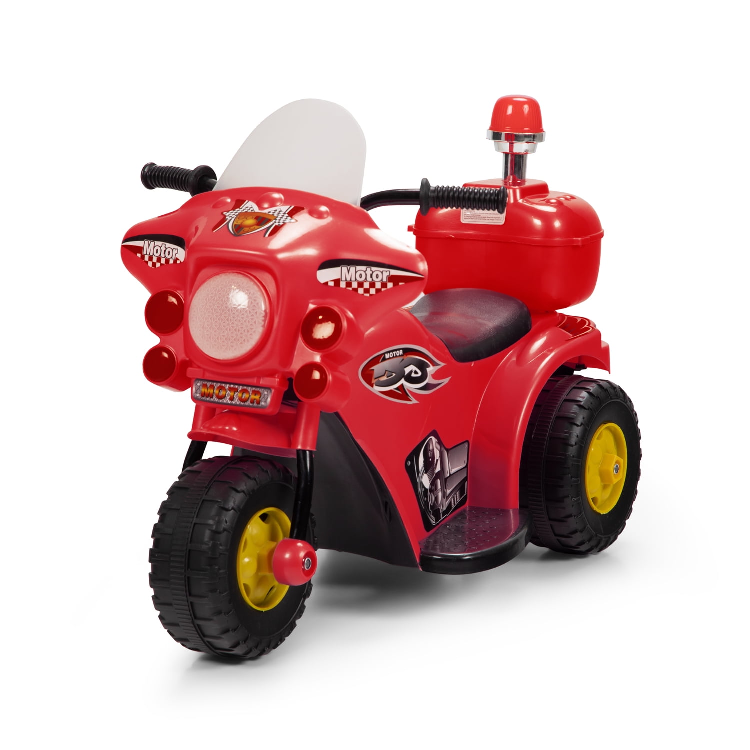 Moto A Bateria Mini Deportiva Roja