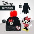 thumbnail image 6 of Disney Minnie Mouse Girls Winter Hat and Gloves Cold Weather Set, Age 4-7, 6 of 6