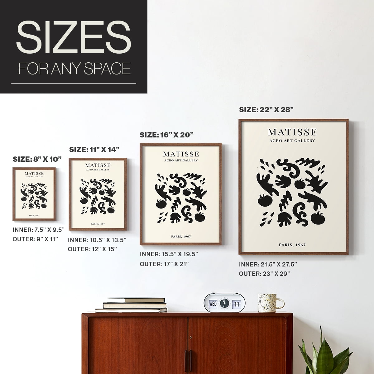 Matisse LXIII Framed Print - Solid Wood