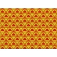 thumbnail image 1 of Ahgly Company Machine Washable Indoor Rectangle Transitional Scarlet Red Area Rugs, 2' x 5', 1 of 7