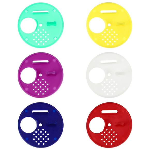 30pcs Round Bee Hive Box Entrance Gate Discs Plastic Bee Nest Door Honeycomb Entrance Gate Beehive Nest Door Vents Beekeeping Tools(White/Green/Yellow/Purple/Blue/Red)
