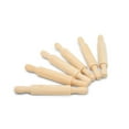 thumbnail image 1 of Wooden Mini Rolling Pin, 5 Inches Long, Pack of 250, Great for in The Kitchen, Play-doh, Crafting and Imaginative Play, by Woodpeckers, 1 of 8
