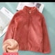 thumbnail image 3 of Abrigo para hombre y mujer, cálido abrigo de otoño invierno para niña, abrigo exterior de polar de doble cara grueso para niños, 3 of 5