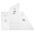 thumbnail image 1 of Miangastore Sewing Kits Quilting Tools Acrylic Transparent 1 Set For Diy Projects, 1 of 8
