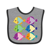 Inktastic Tropical Fish Lover Girls Baby Bib