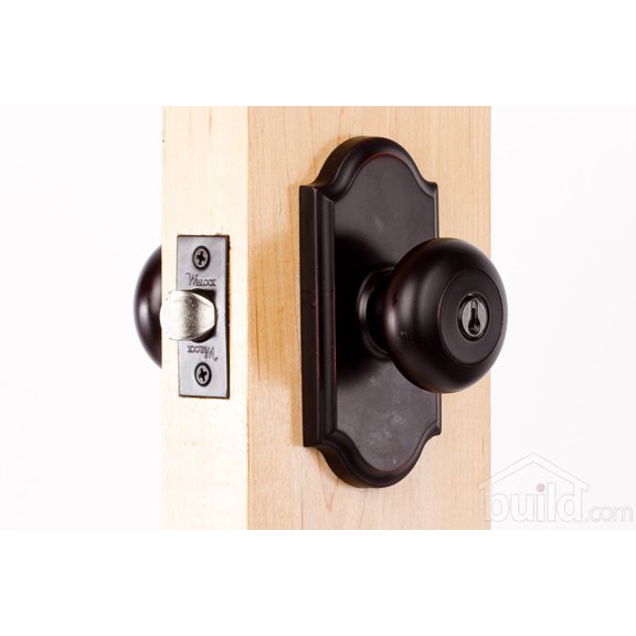 Weslock 01740I1I1SL23 Impresa Premiere Entry Lock with Adjustable Latch and Full Lip Strike Oil Rubbed Bronze Finish