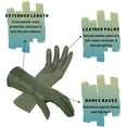 thumbnail image 3 of Nomex Summer Flight Gloves Flyers Pilot Glove, Fire Resistant, Mil-Spec, Sage, Size 7, 3 of 5