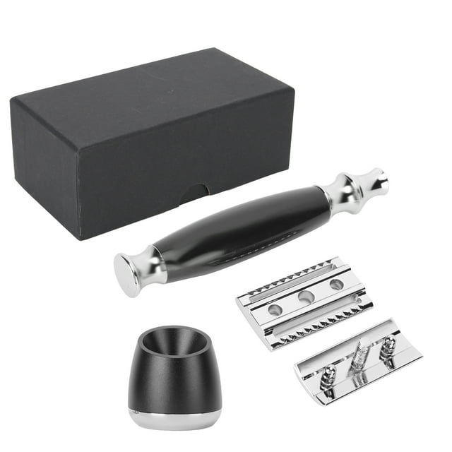 Navaja de afeitar manual desmontable para hombre, cuchilla de afeitar de seguridad de doble cara para salón en casa