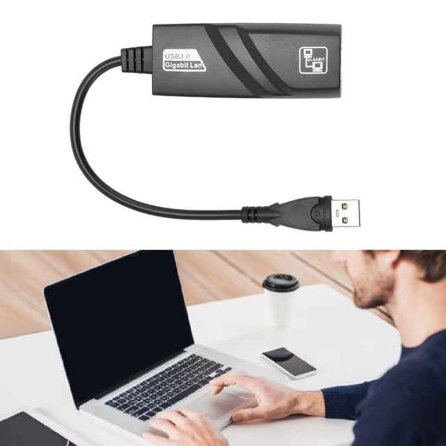 USB Adapter, Plug and Play 10 100 1000Mbps High Durability USB 3.0 Gigabit Adapter for XP Visat 7 8 10 11