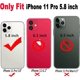 thumbnail image 3 of Funda Qokey para iPhone 11 Pro de 5.8", diseño de ondas onduladas, transparente, brillante, con estrellas, bonita, transparente, protección total, suave, de TPU, a prueba de golpes, para mujeres y, 3 of 8