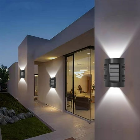 

MtsDJSKF Solar Wall Lights Outdoor Ip65  Fence Solar Lights Super Bright Home Lights Dusk to  Solar Lights for Backgarden