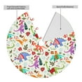 thumbnail image 3 of Cute Dinosaur Tree Skirt Xmas Tree Mat Christmas Tree Ornaments Decorations Holiday Party Indoor Outdoor 48", 3 of 5