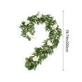thumbnail image 3 of Tuvgenk Wedding Spring Garland Plastic White Reusable Flower Garland Indoor and Outdoors Wall-Mounted for Decoration, 3 of 6