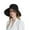 Black, variant on Sun Hat for Women Ladies Outdoor Beach Athletic Hats Trendy Elegant Solid Color Cap with Back Bow